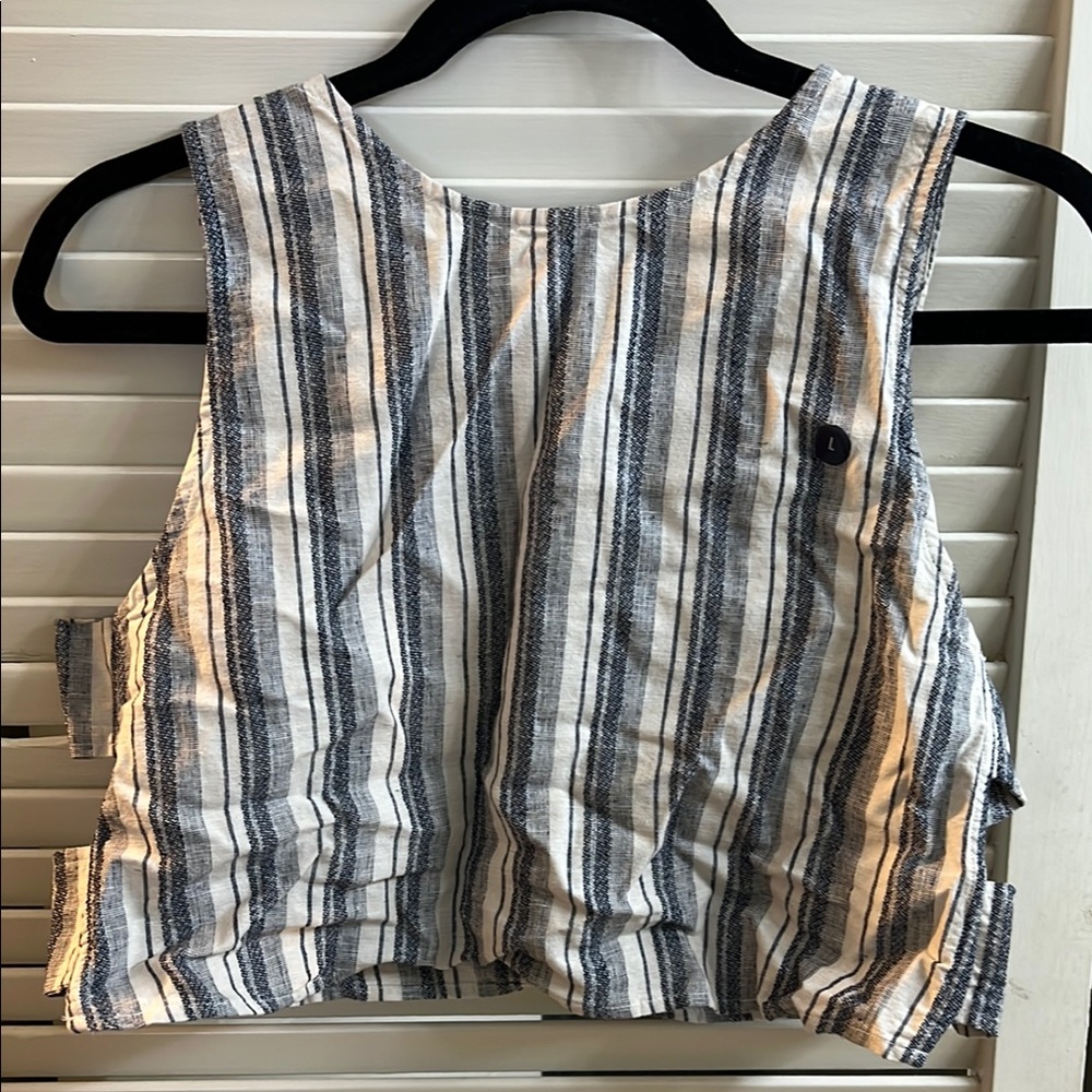 Abercrombie striped tank top